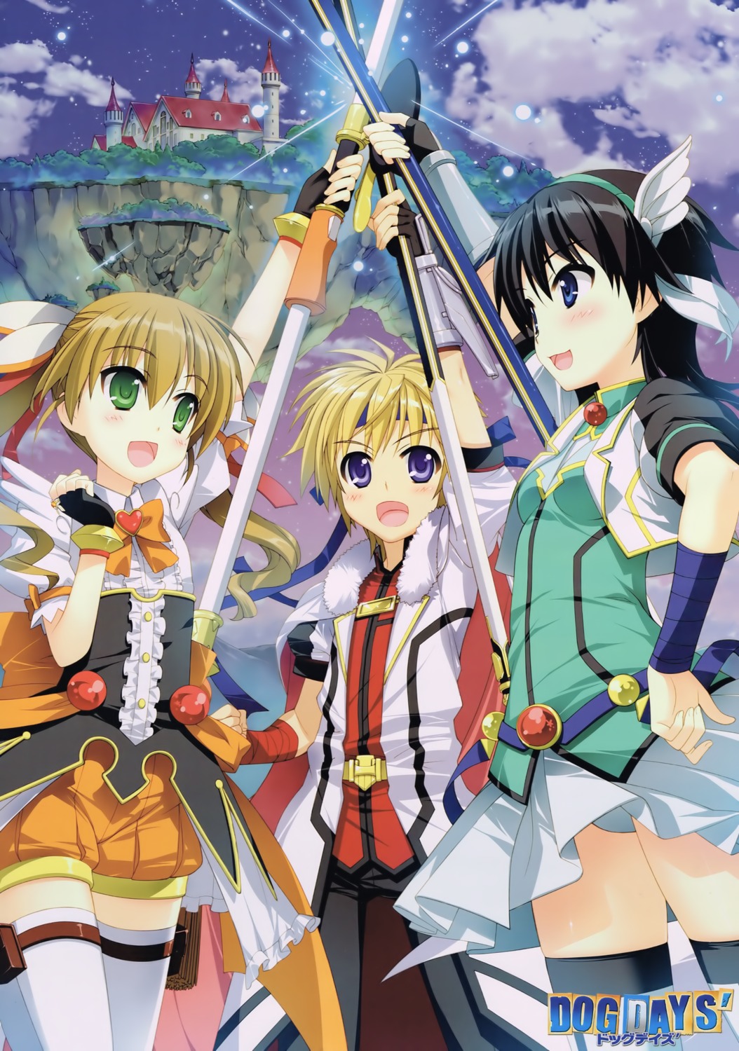 dog_days, fujima_takuya, overfiltered, pantsu, pantyhose, rebecca_anderson, shinku_izumi, takatsuki_nanami