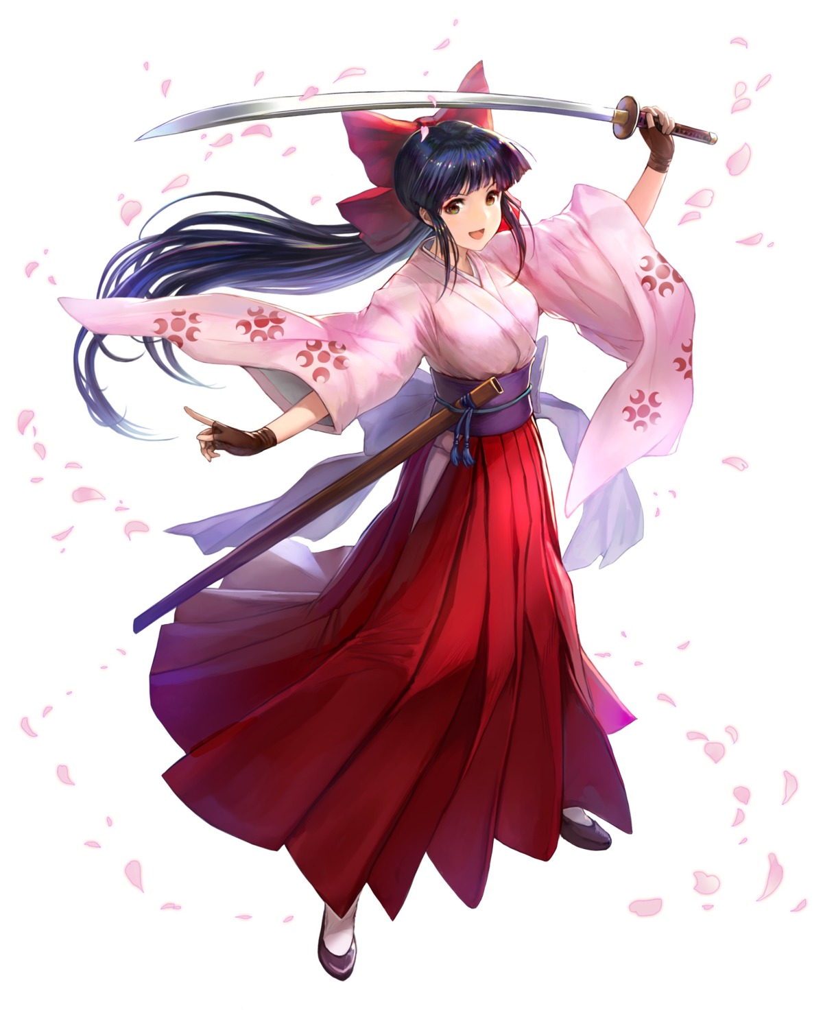 japanese_clothes, sakura_taisen, shinguuji_sakura, shogo_(shogo), sword