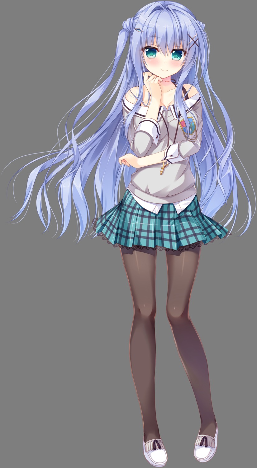 ameto_yuki, cleavage, karenai_sekai_to_owaru_hana, kotose_(karenai_sekai_to_owaru_hana), pantyhose, sweet&tea, transparent_png
