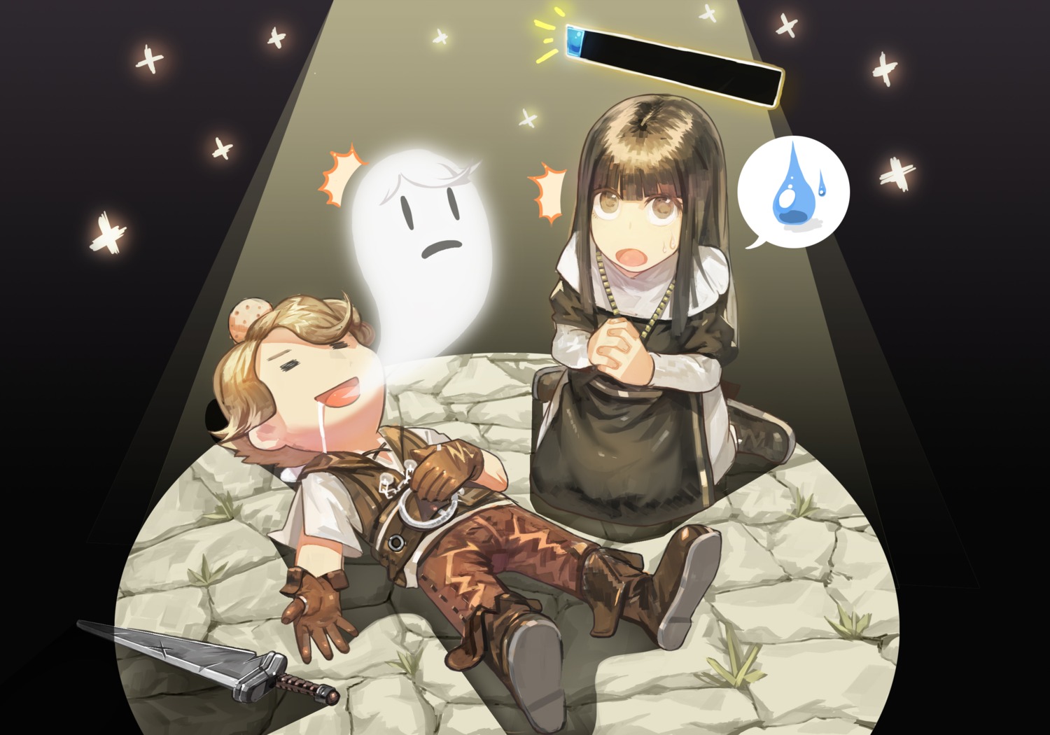 jellycarrot, nun, sword, tree_of_savior