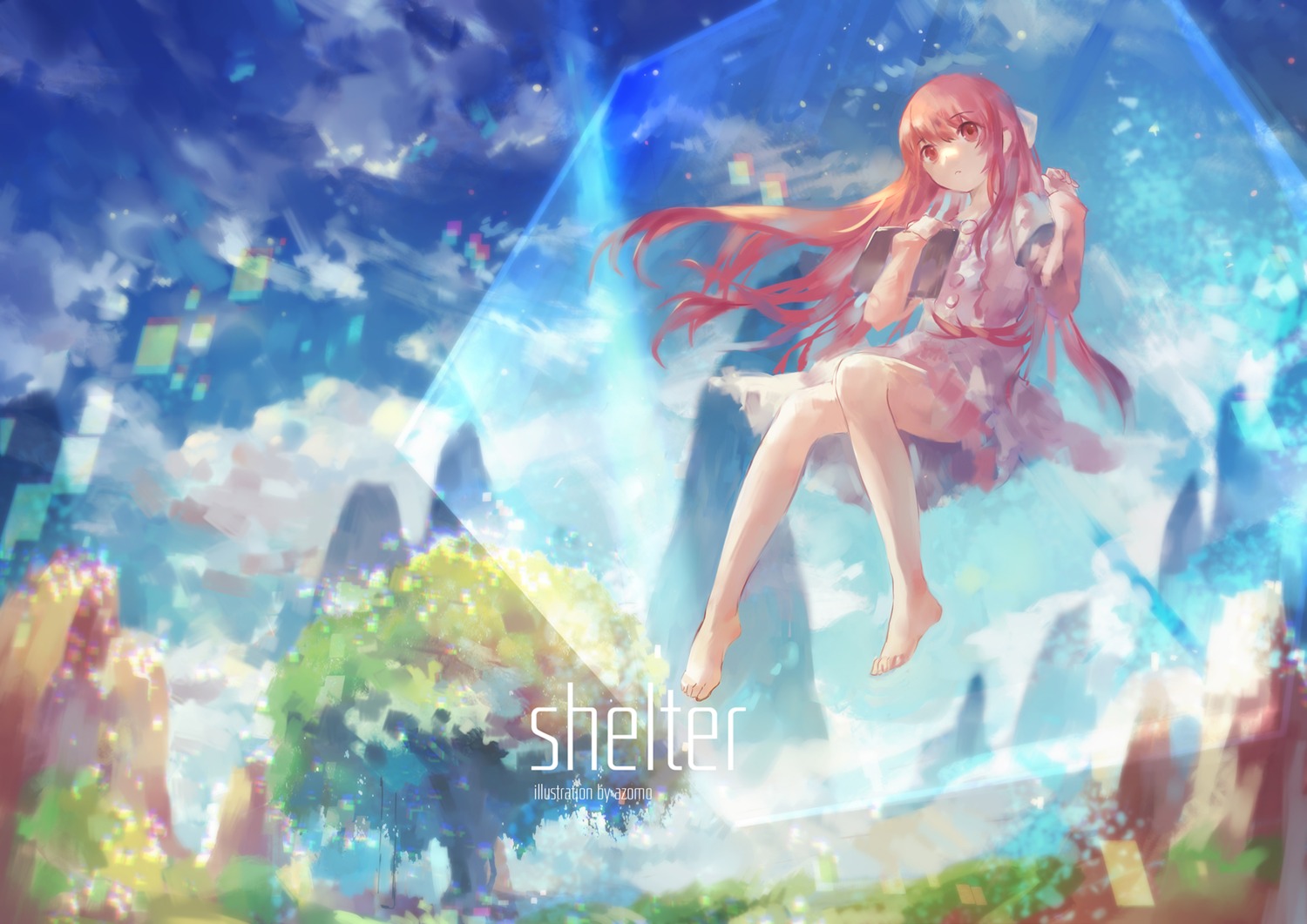 azomo, dress, rin_(shelter), shelter
