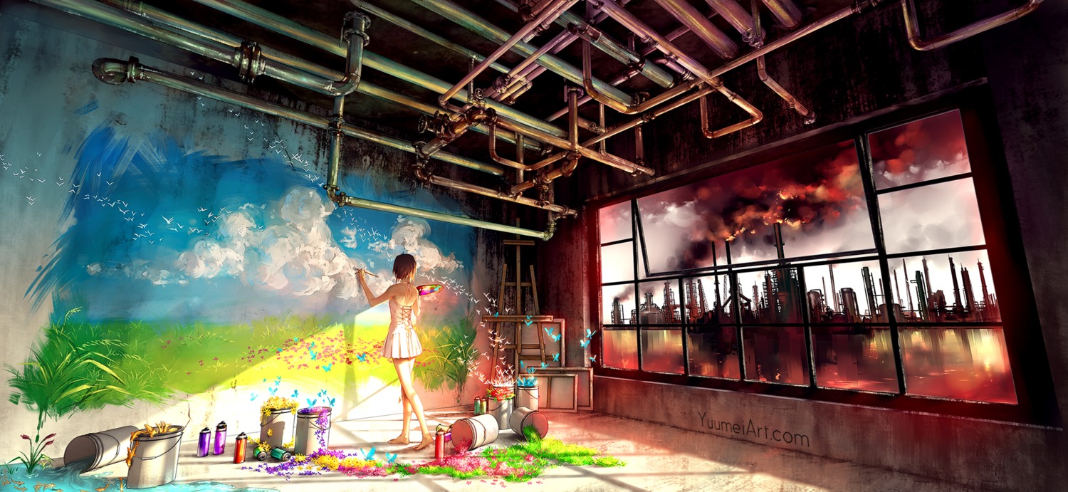 dress, landscape, wenqing_yan