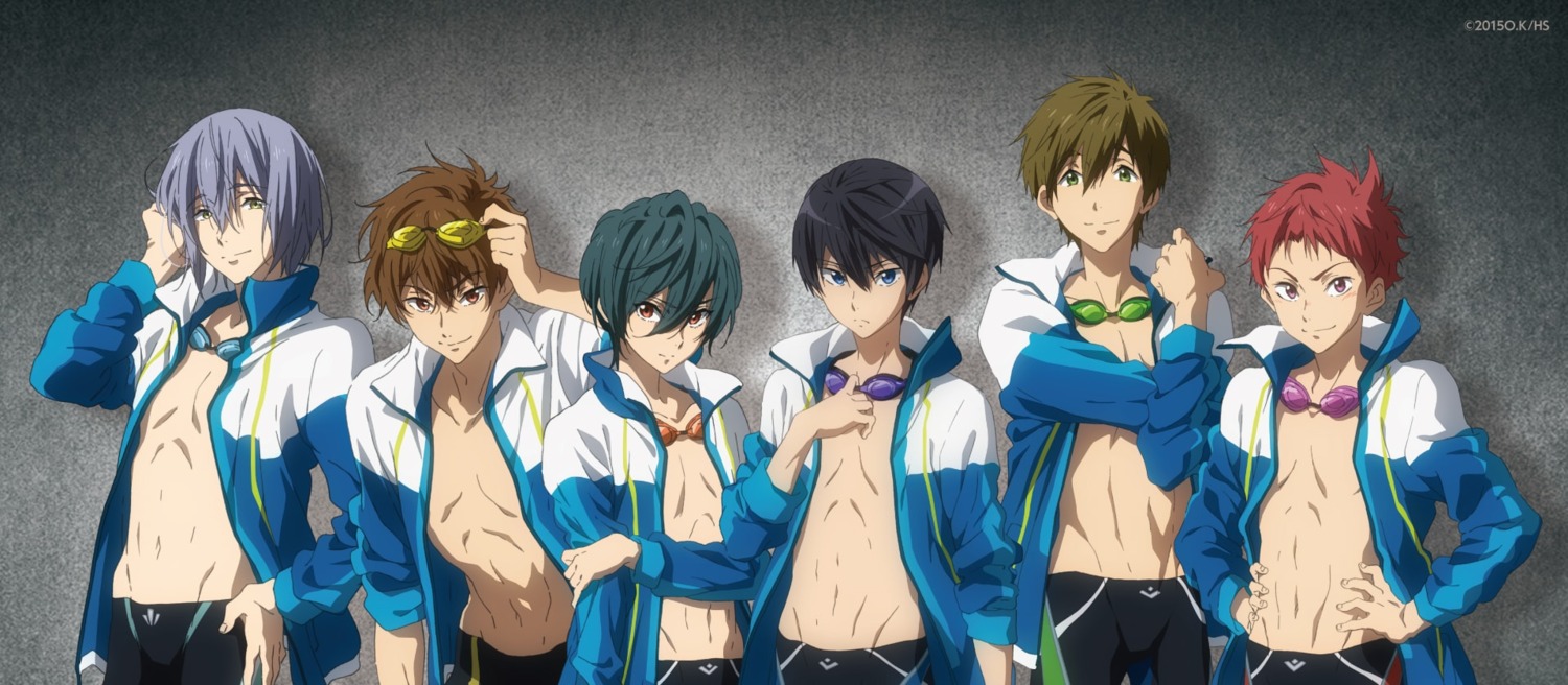 free!, high_speed!, kirishima_ikuya, kirishima_natsuya, male, nanase_haruka, serizawa_nao, shiina_asahi
