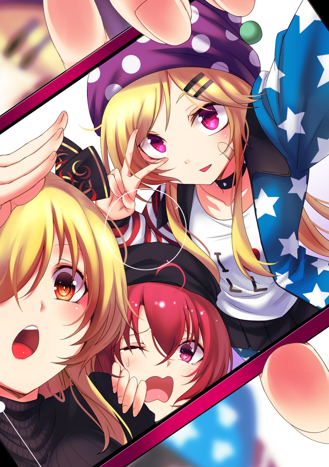 clownpiece, hecatia_lapislazuli, junko, koissa, touhou