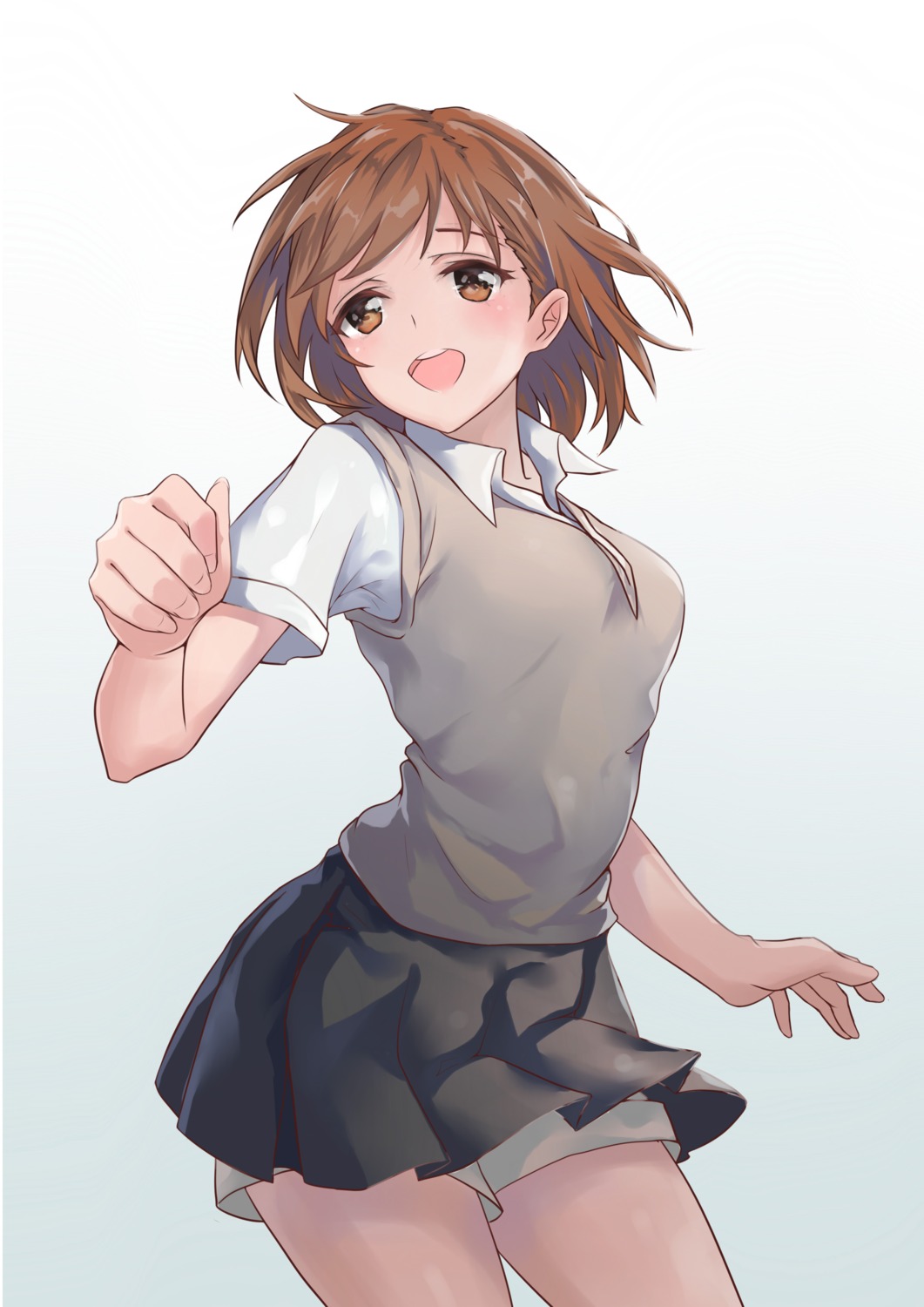 misaka_mikoto, muta_(csw), seifuku, toaru_kagaku_no_railgun, toaru_majutsu_no_index
