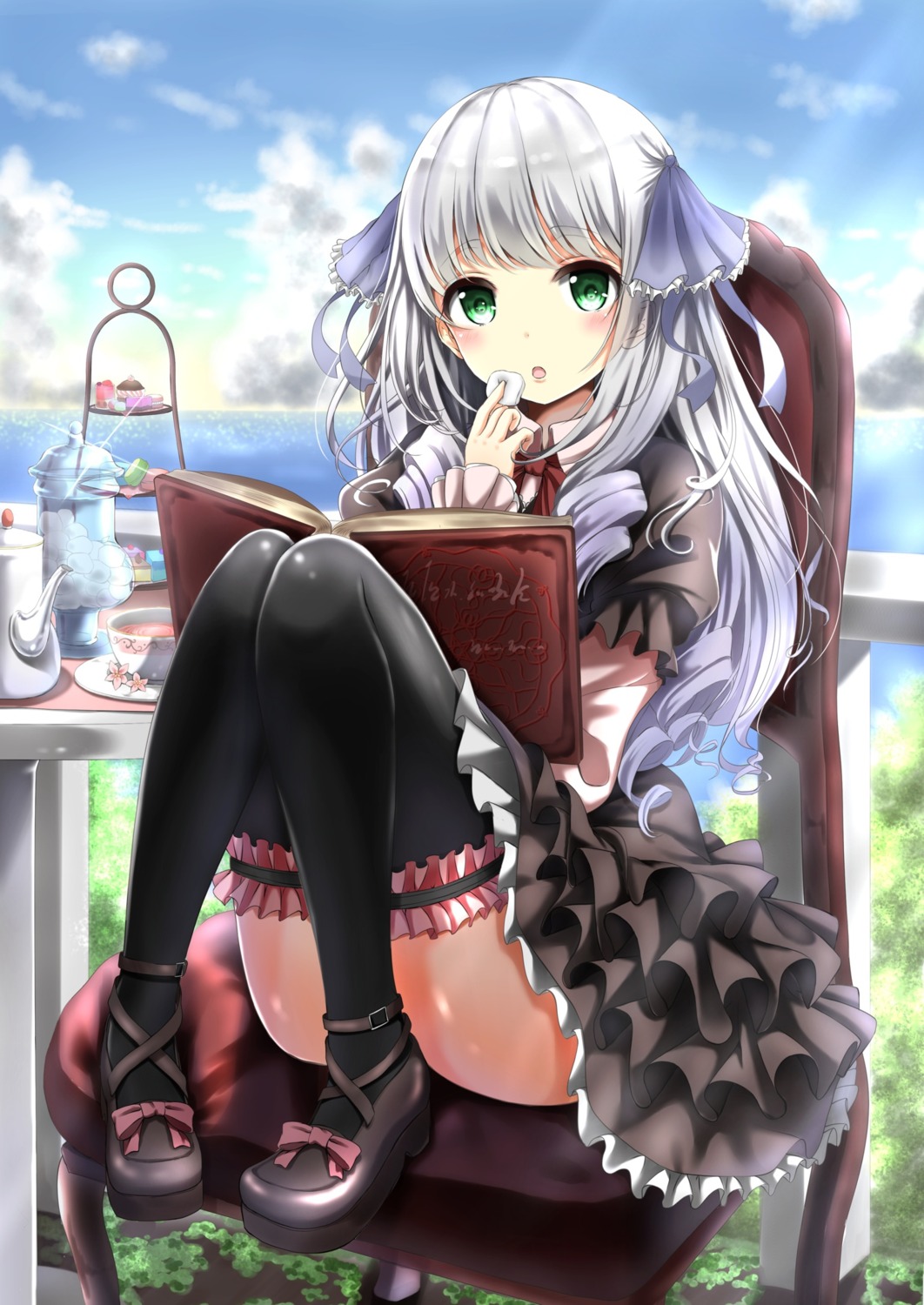 dress, kinakomochi_(egoist), thighhighs