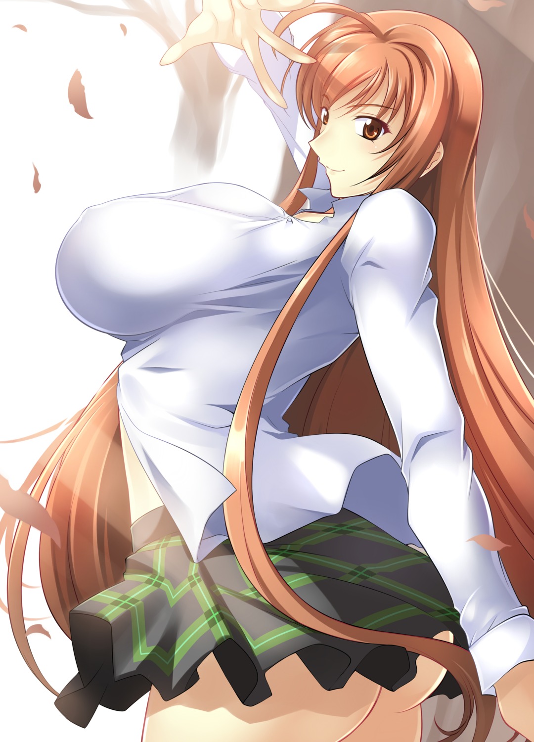 ass, haganef, natsume_aya, seifuku, tenjou_tenge