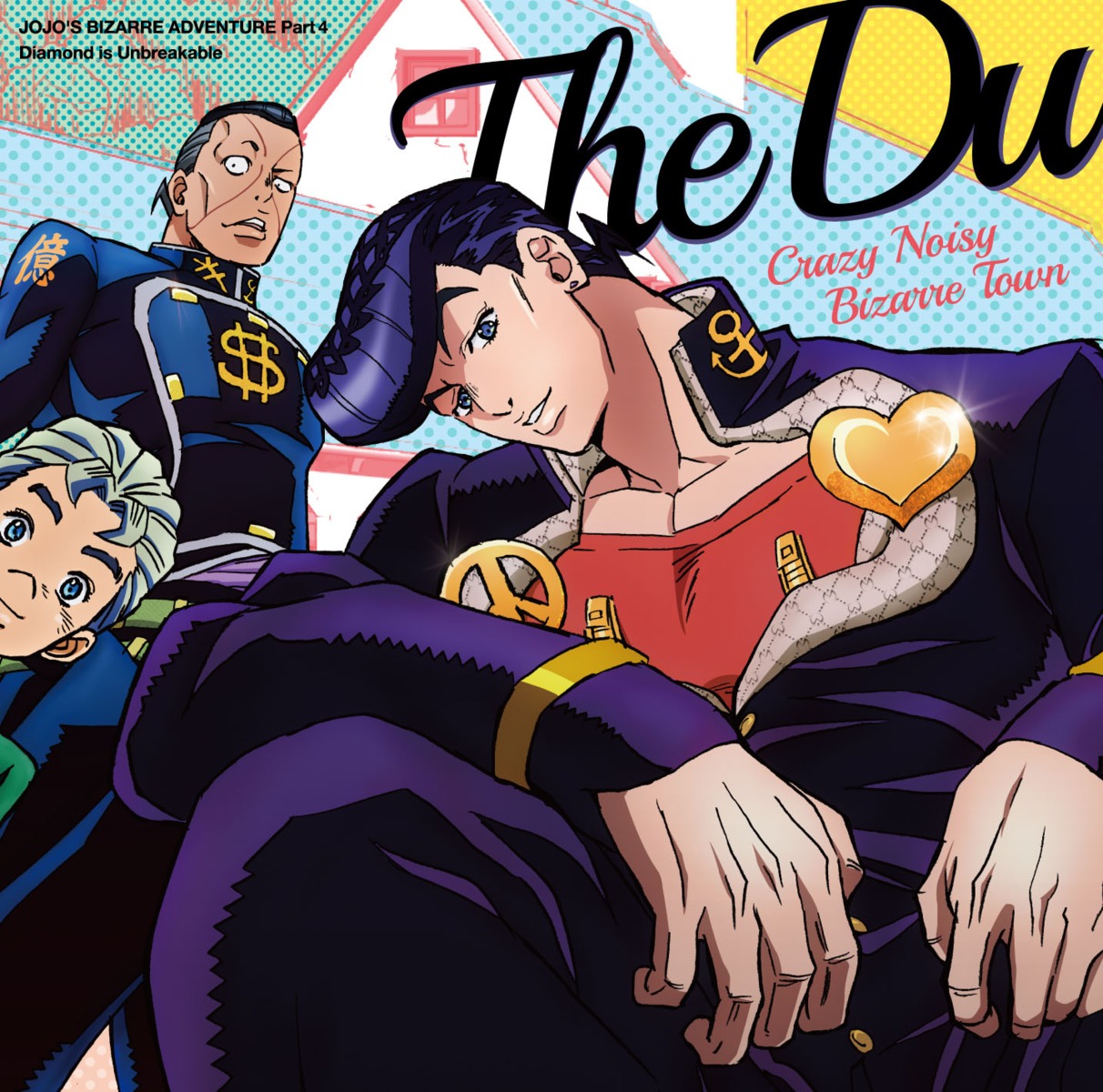 disc_cover, higashikata_jousuke, hirose_kouichi, jojo_no_kimyou_na_bouken, jojo_no_kimyou_na_bouken_part_4:_diamond_wa_kudakenai, male, nijimura_okuyasu, tagme