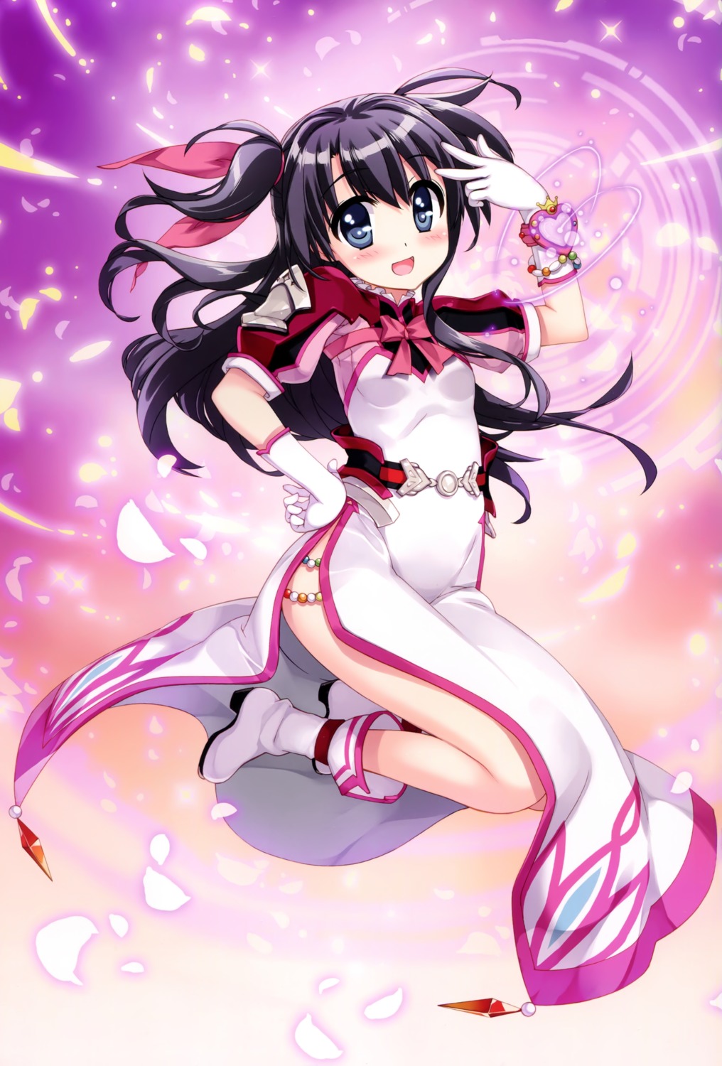 dress, fujima_takuya, heels, mahou_shoujo_lyrical_nanoha, mahou_shoujo_lyrical_nanoha_vivid, vivid_strike!, yumina_enclave