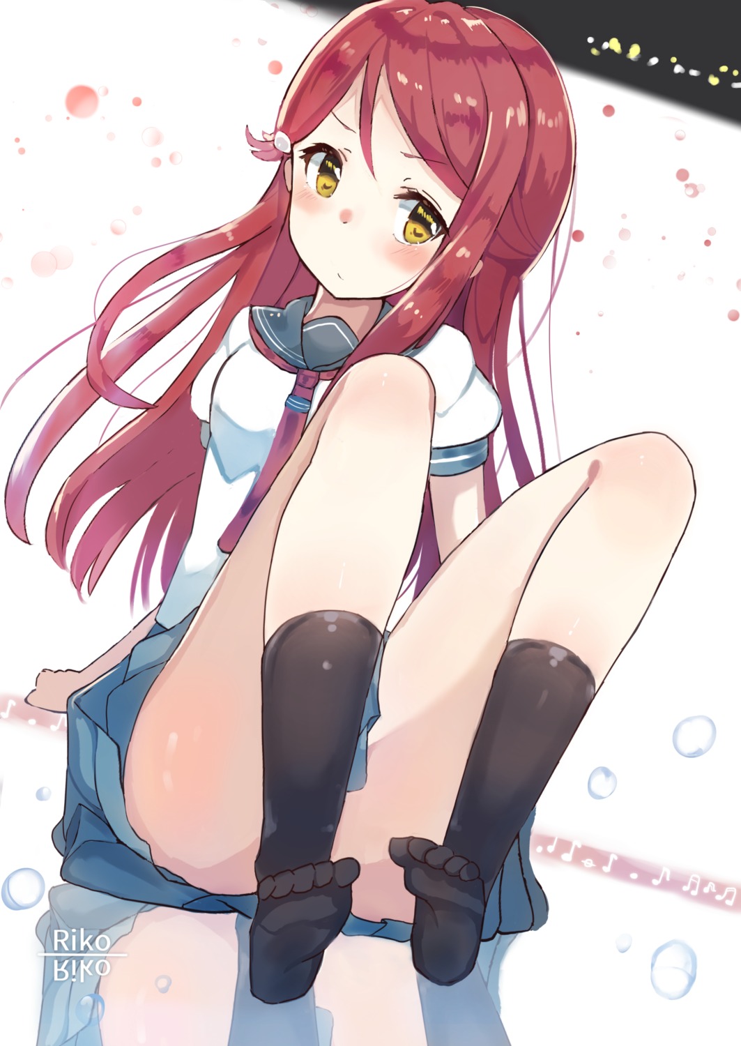 feet, kogalashi, love_live!_(series), love_live!_sunshine!!, sakurauchi_riko, seifuku