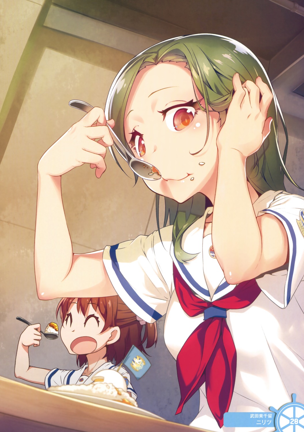 high_school_fleet, nilitsu, ogasawara_hikari, seifuku, takeda_michiru