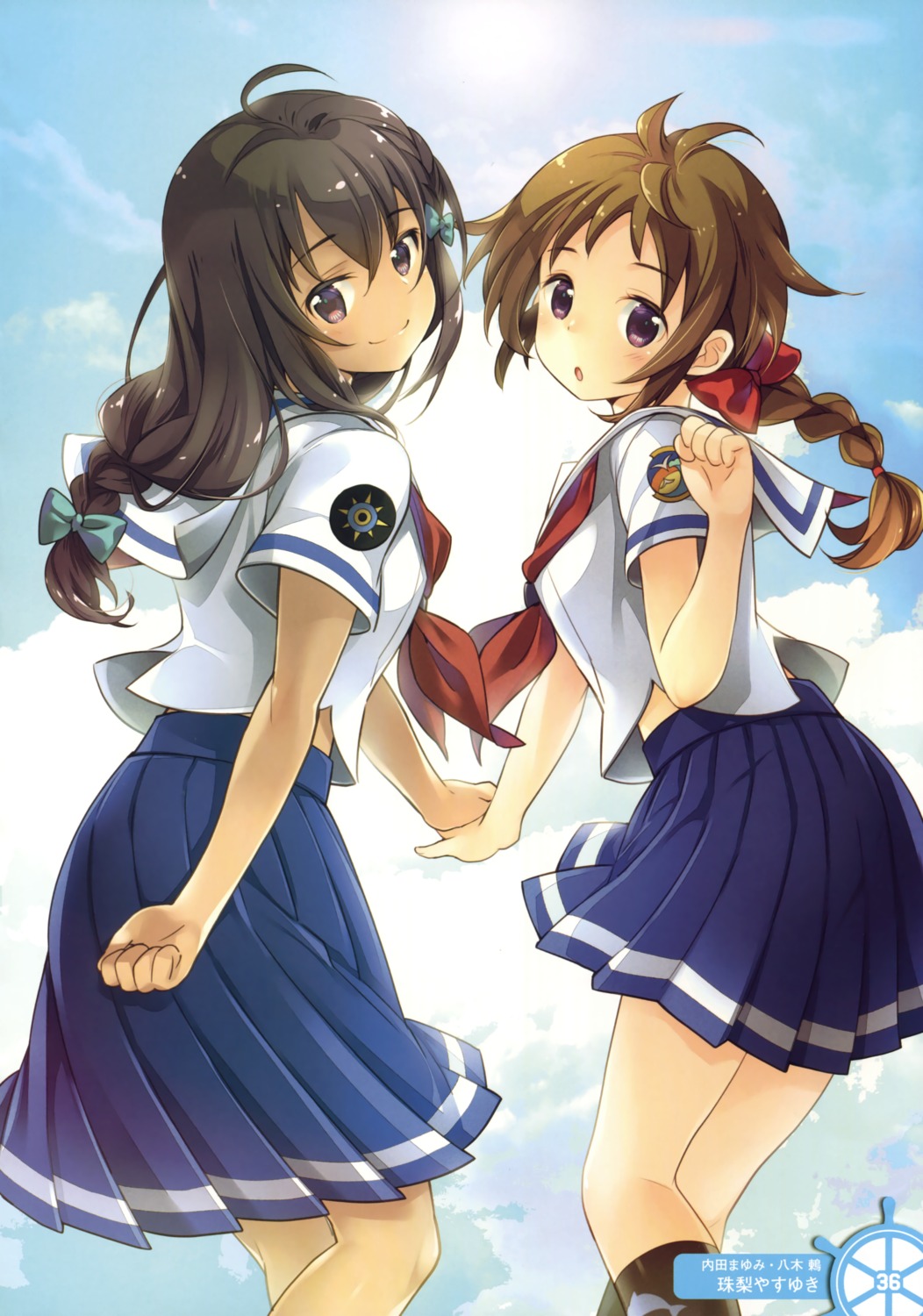 high_school_fleet, seifuku, syuri_yasuyuki, uchida_mayumi, yagi_tsugumi