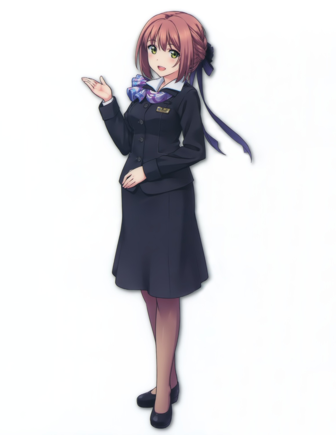 inou_shin, tetsudou_musume, uniform