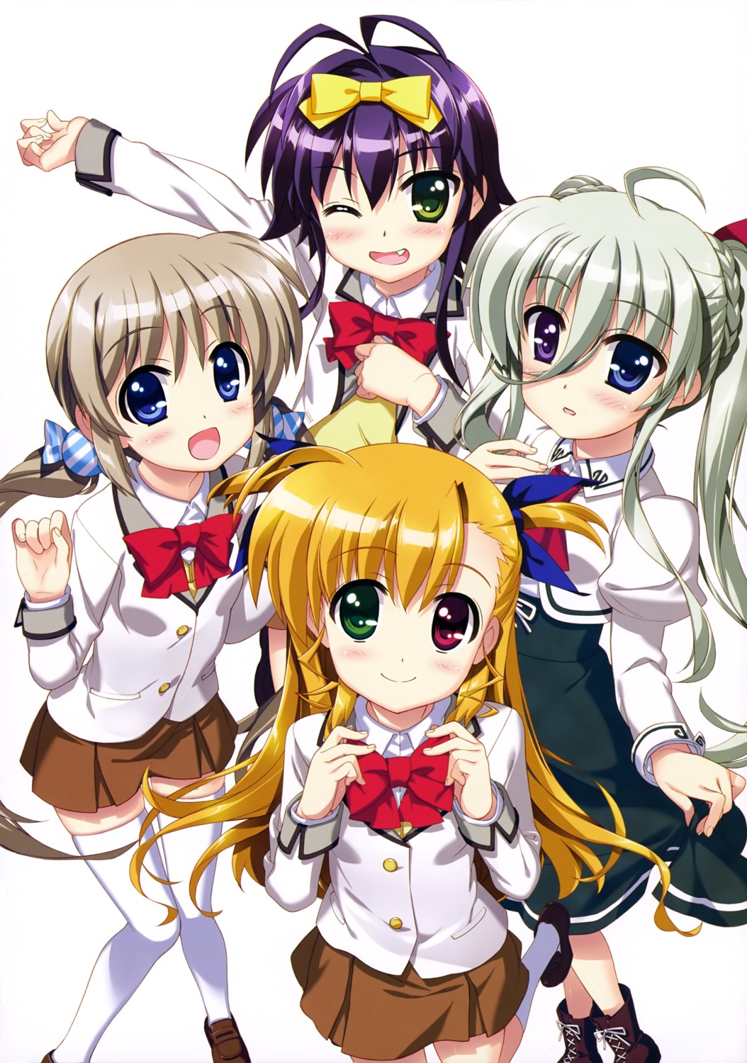 corona_timir, einhart_stratos, fujima_takuya, heterochromia, mahou_shoujo_lyrical_nanoha, mahou_shoujo_lyrical_nanoha_vivid, rio_wezley, seifuku