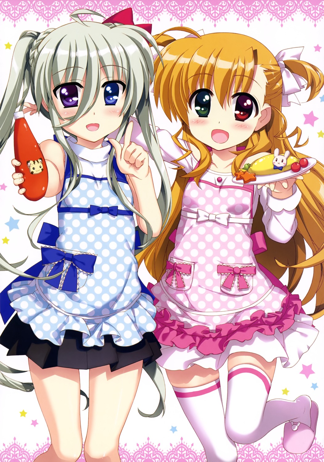 asteion, einhart_stratos, fujima_takuya, heterochromia, mahou_shoujo_lyrical_nanoha, mahou_shoujo_lyrical_nanoha_vivid, sacred_heart, thighhighs