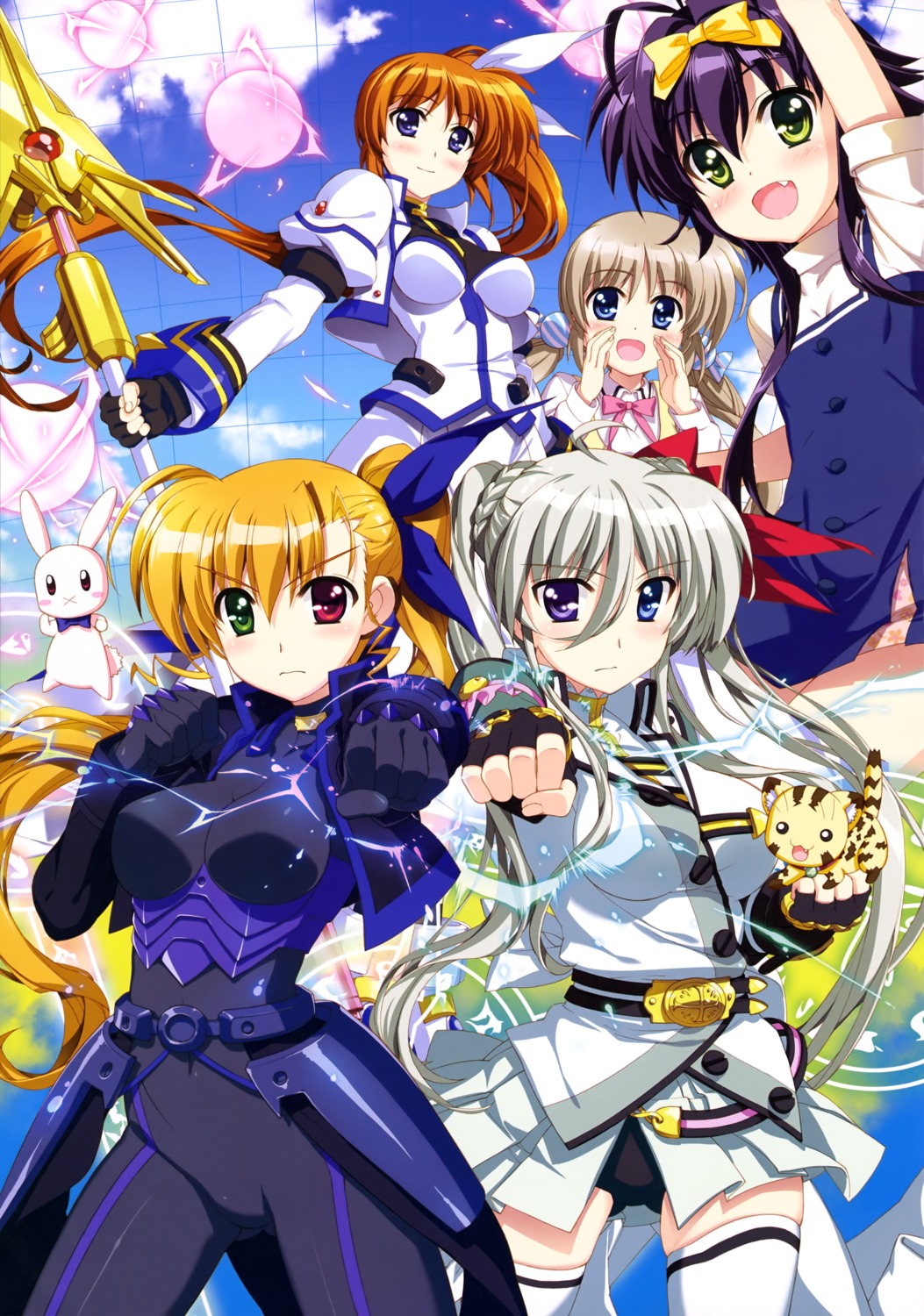 asteion, bodysuit, dress, einhart_stratos, fujima_takuya, heterochromia, mahou_shoujo_lyrical_nanoha, mahou_shoujo_lyrical_nanoha_vivid