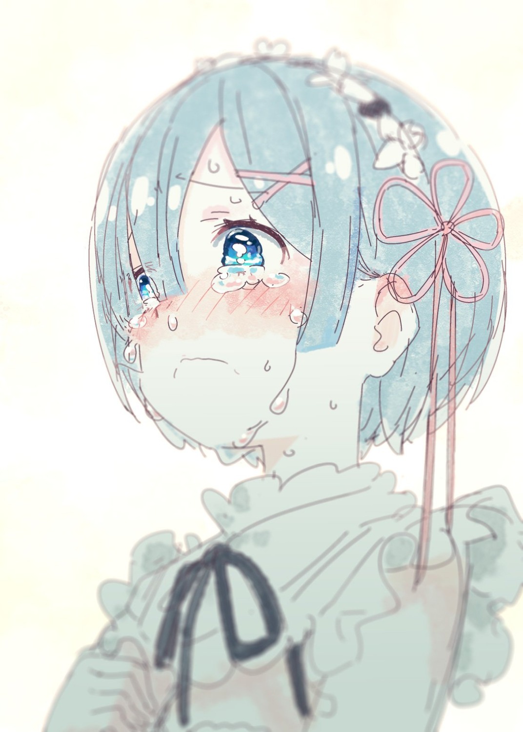 maid, mizu_asato, re:zero_kara_hajimeru_isekai_seikatsu, rem_(re_zero)