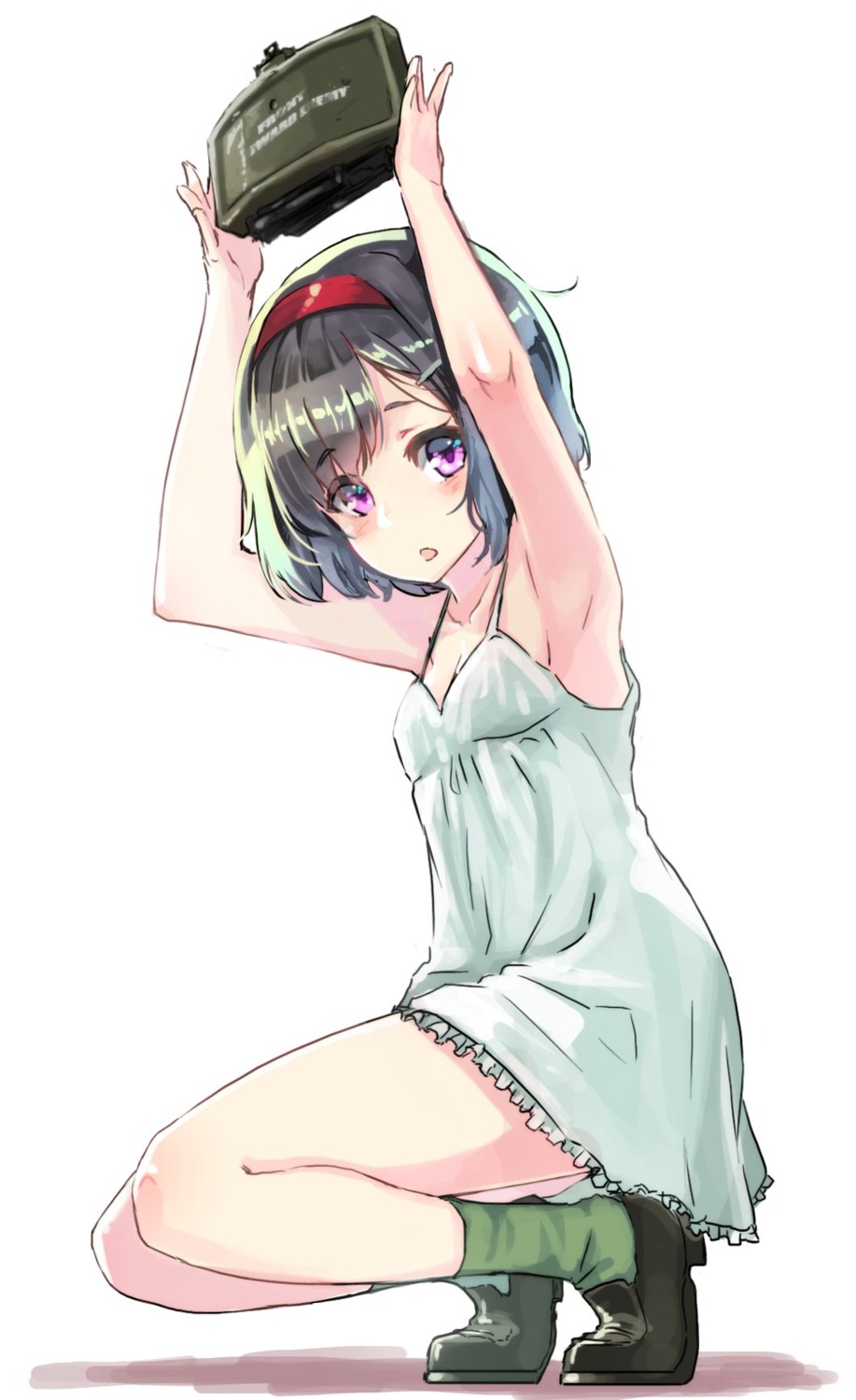cleavage, dress, oota_youjo
