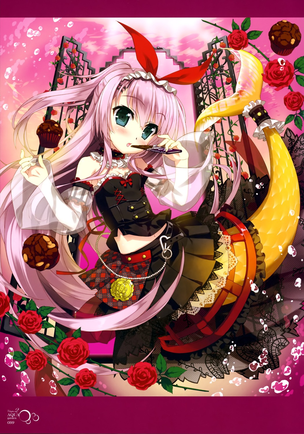cardfight_vanguard, fujima_takuya, gothic_lolita, lolita_fashion, mermaid, monster_girl, see_through, tail