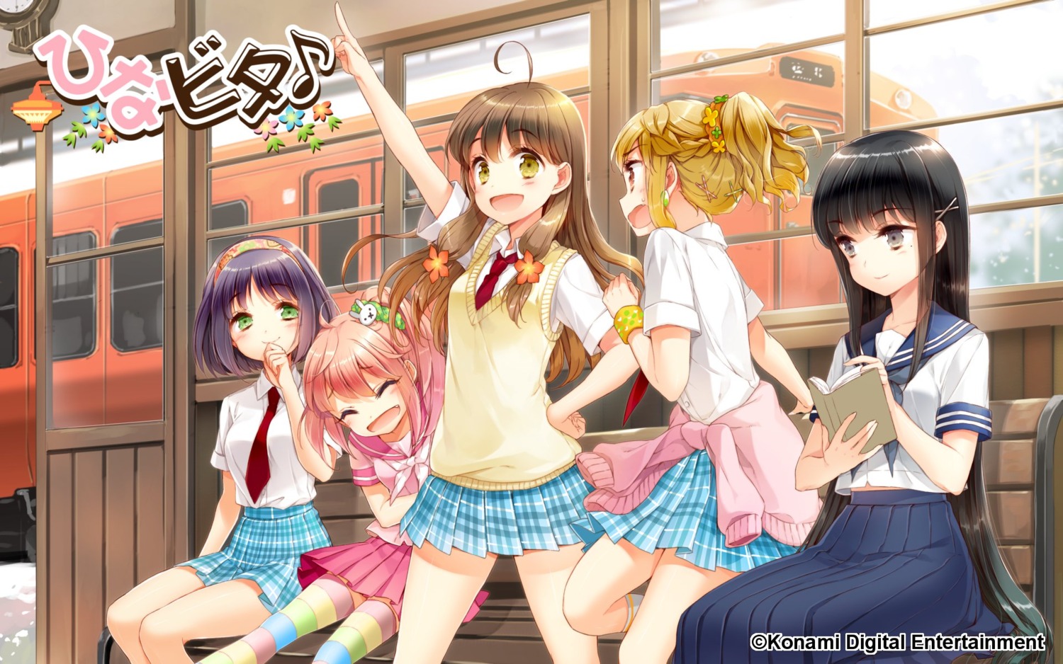 cuteg, hinabita, izumi_ibuki, kasuga_sakiko, meu_meu, seifuku, shimotsuki_rin, sweater