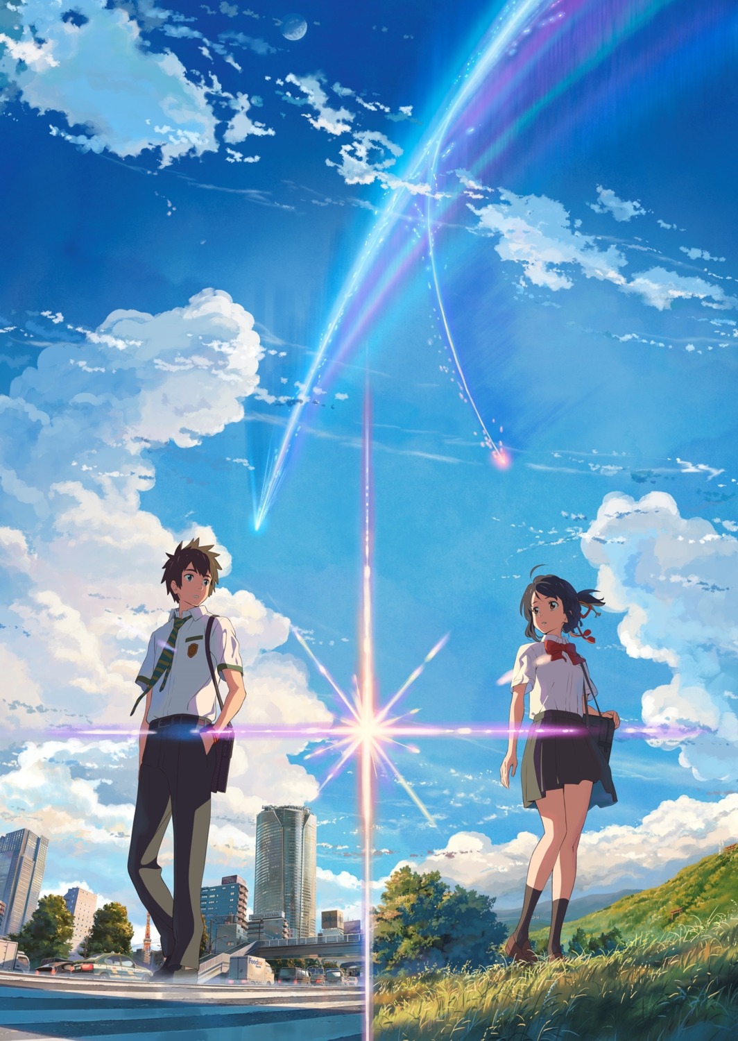 kimi_no_na_wa., miyamizu_mitsuha, seifuku, tachibana_taki, tanaka_masayoshi