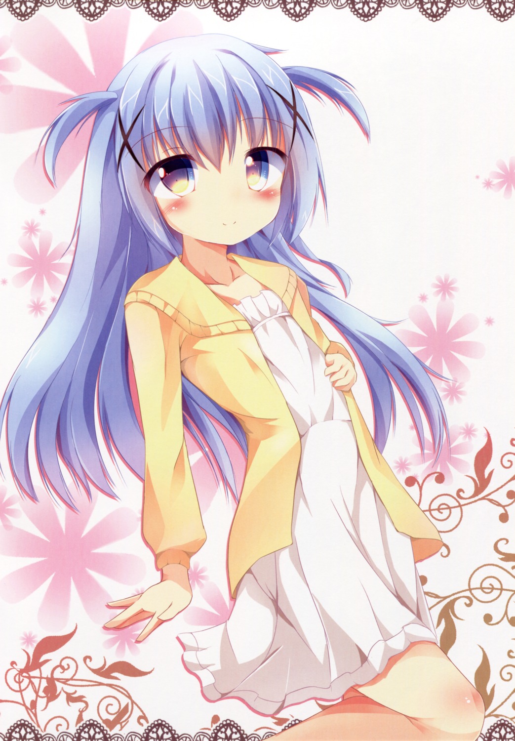 dress, gochuumon_wa_usagi_desu_ka?, hinata_yuu_(artist), kafuu_chino