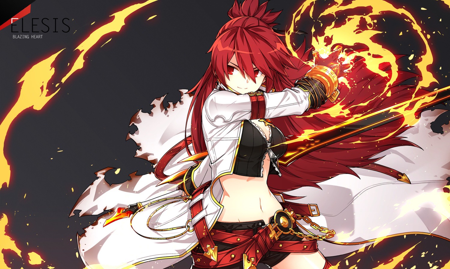 cleavage, elesis, elsword, hwansang, sword