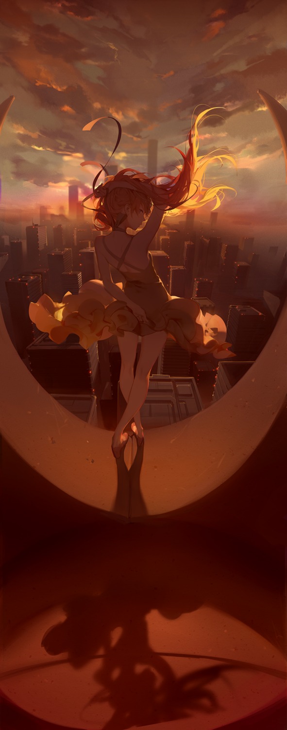 asukaziye, dress, heels, neon_genesis_evangelion, souryuu_asuka_langley