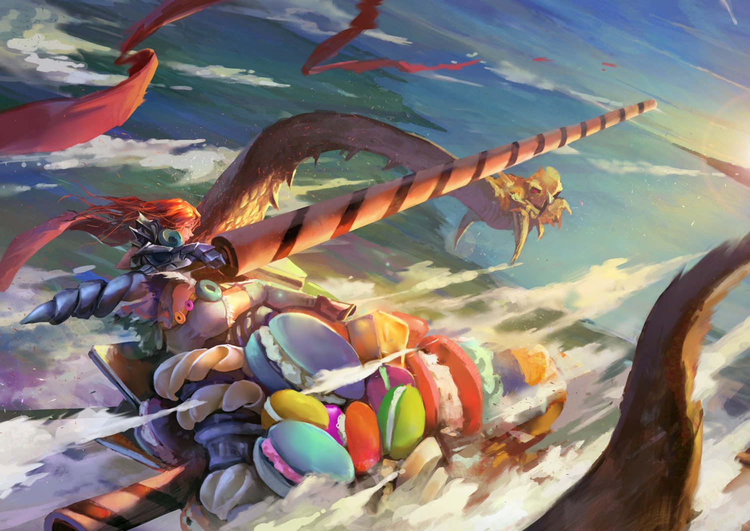 armor, balagao, monster, weapon