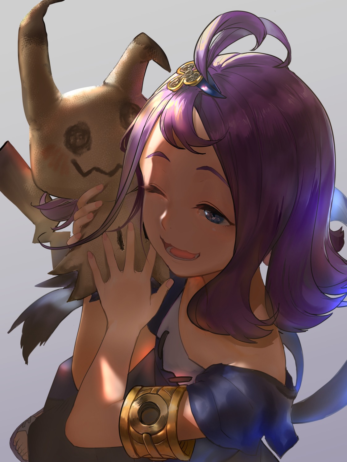 acerola_(pokemon), dress, mimikyu, nuda, pokemon, pokemon_sm, pokemon_usum
