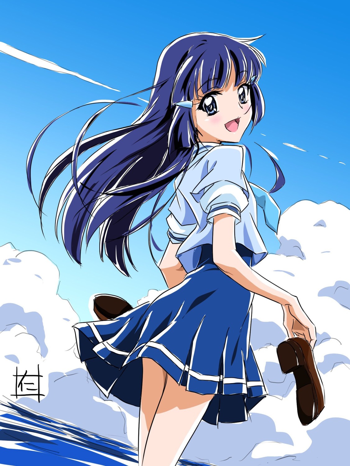 aoki_reika, nii_manabu, precure, seifuku, smile_precure!