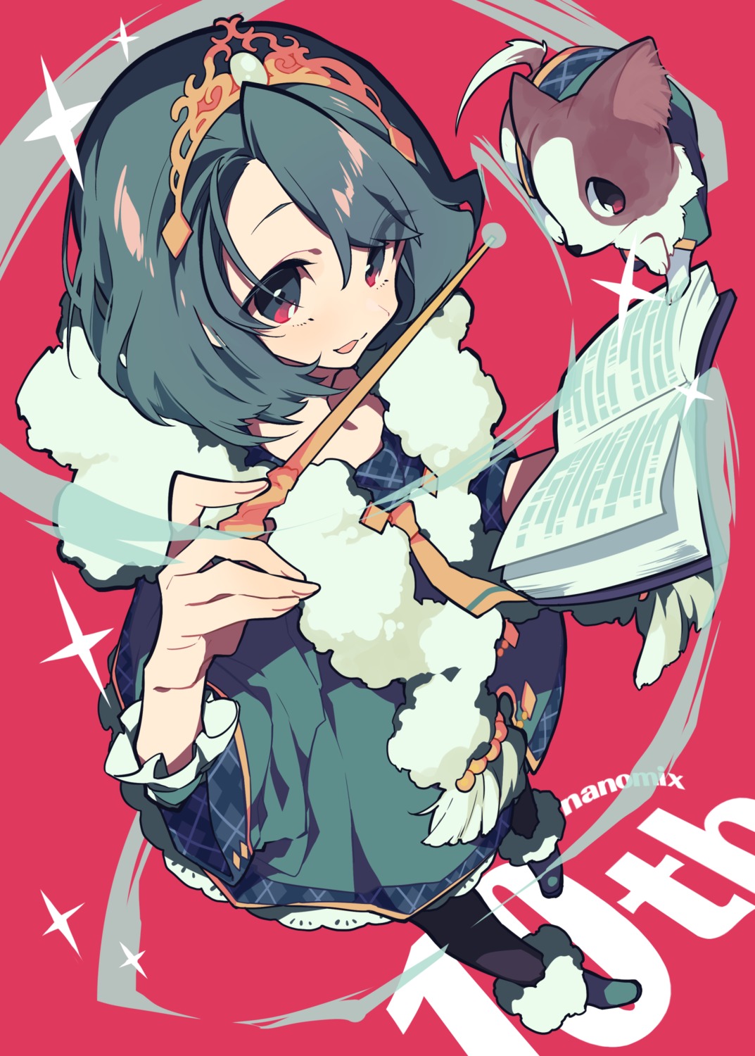 dress, mochizuki_kei, nano_mikusu, nanomix, weapon