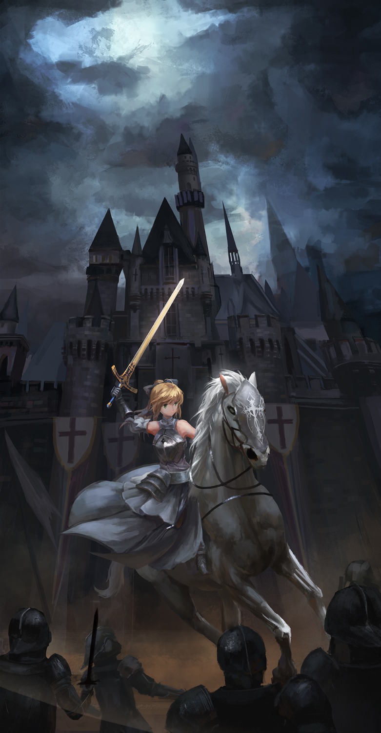 armor, artoria_pendragon_(fate), fate/grand_order, fate/stay_night, fate/unlimited_codes, sword, tianya_beiming