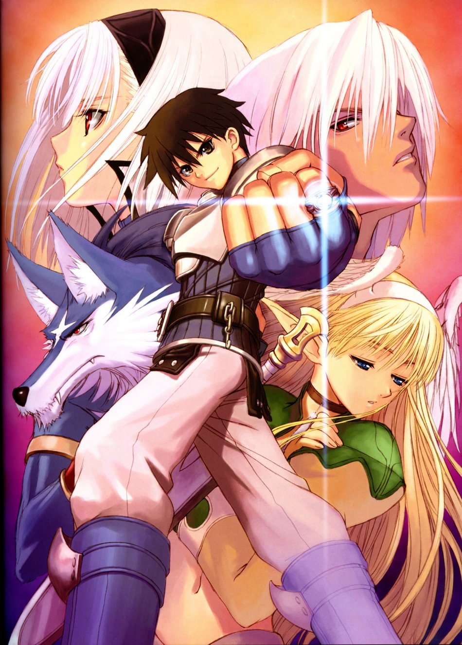 binding_discoloration, blanc_neige, elf, elwing, keiner, pointy_ears, shining_tears, shining_world