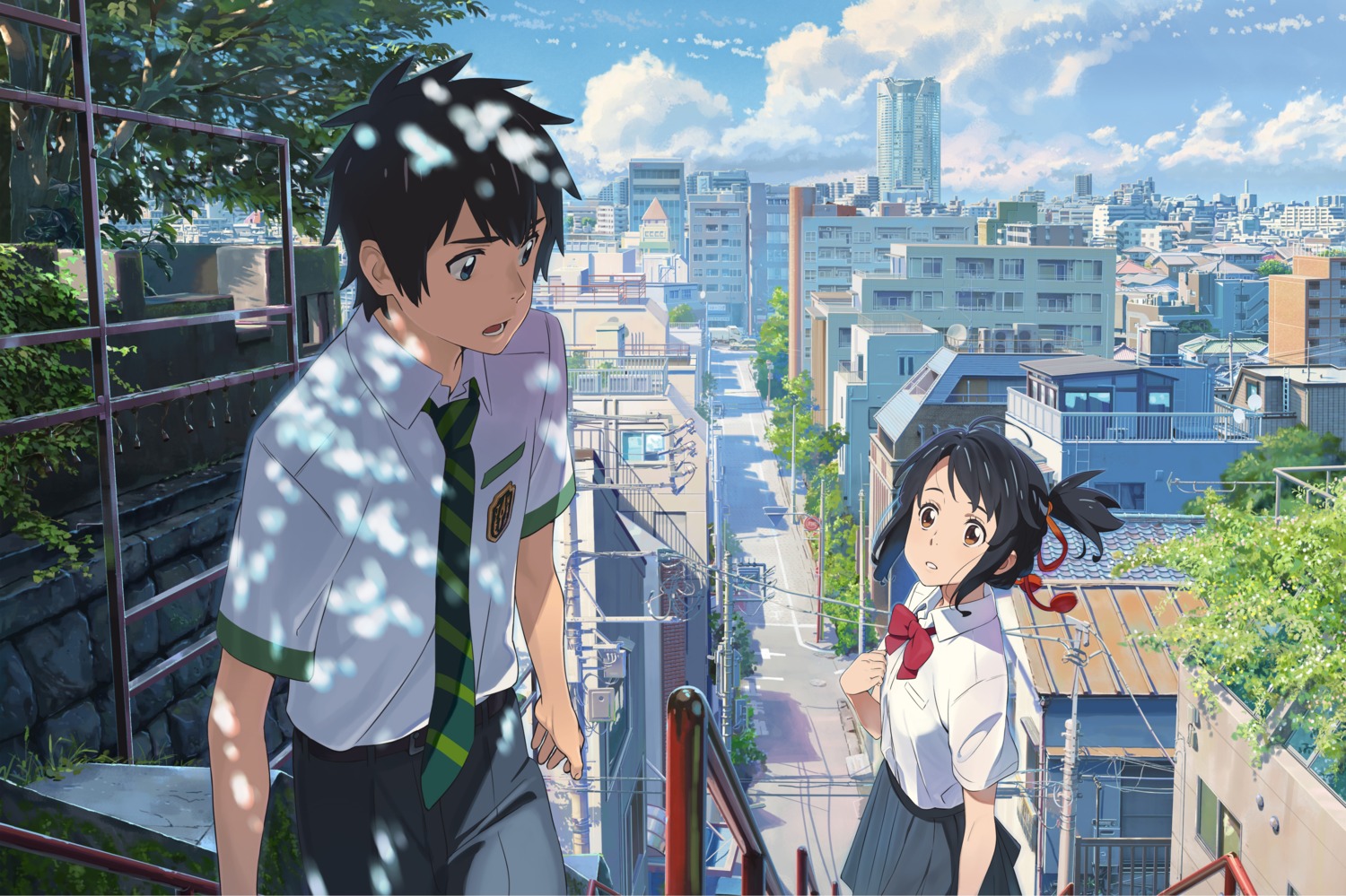 kimi_no_na_wa., miyamizu_mitsuha, seifuku, shinkai_makoto, tachibana_taki