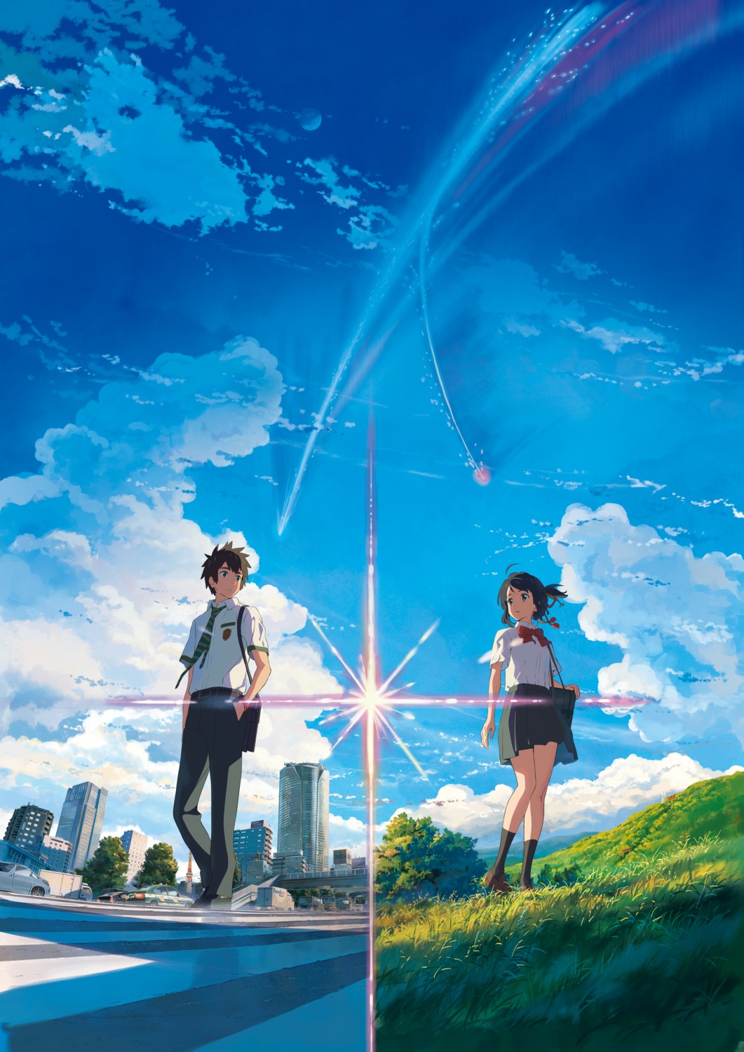 kimi_no_na_wa., miyamizu_mitsuha, seifuku, shinkai_makoto, tachibana_taki