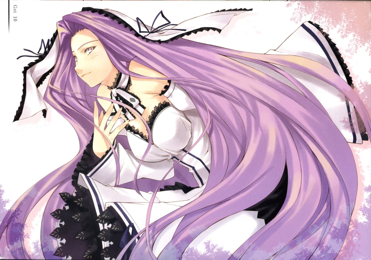 fate/stay_night, medusa_(fate), paper_texture, sheepfold, tachibana_yuu