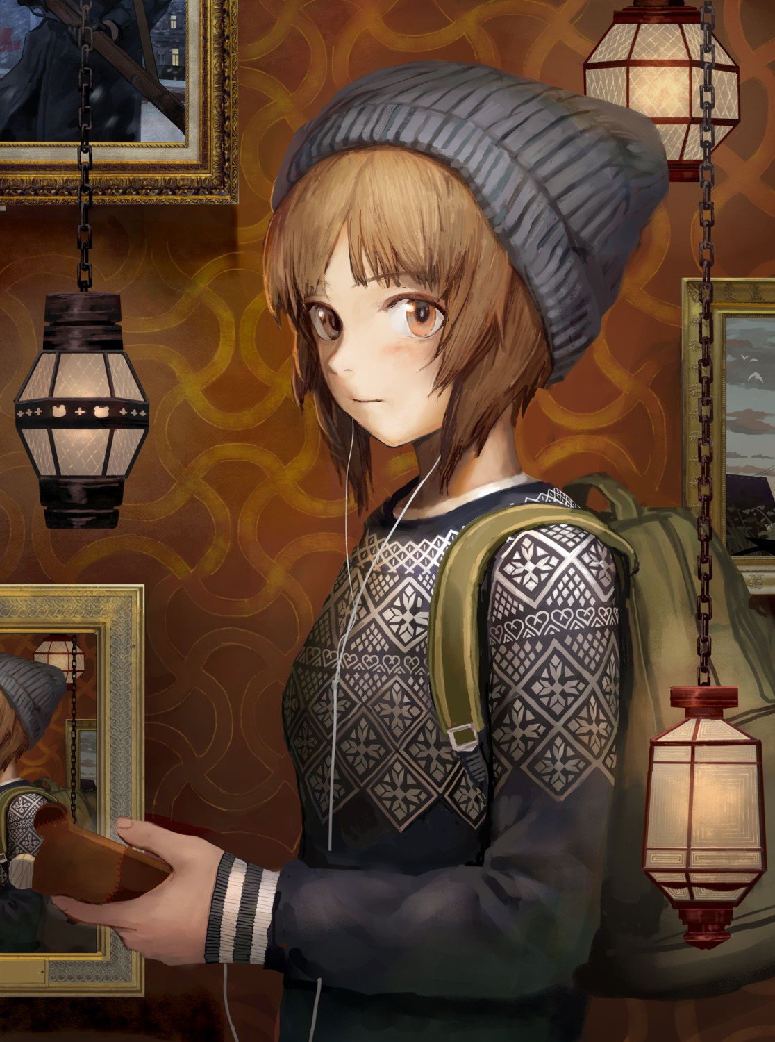 girls_und_panzer, nishizumi_miho, sweater, tomiya7112