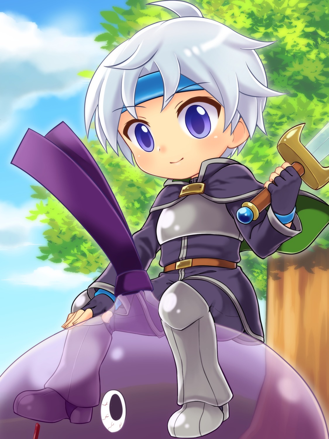 armor, chibi, puyo_puyo, schezo_wegey, sword, yukari0080