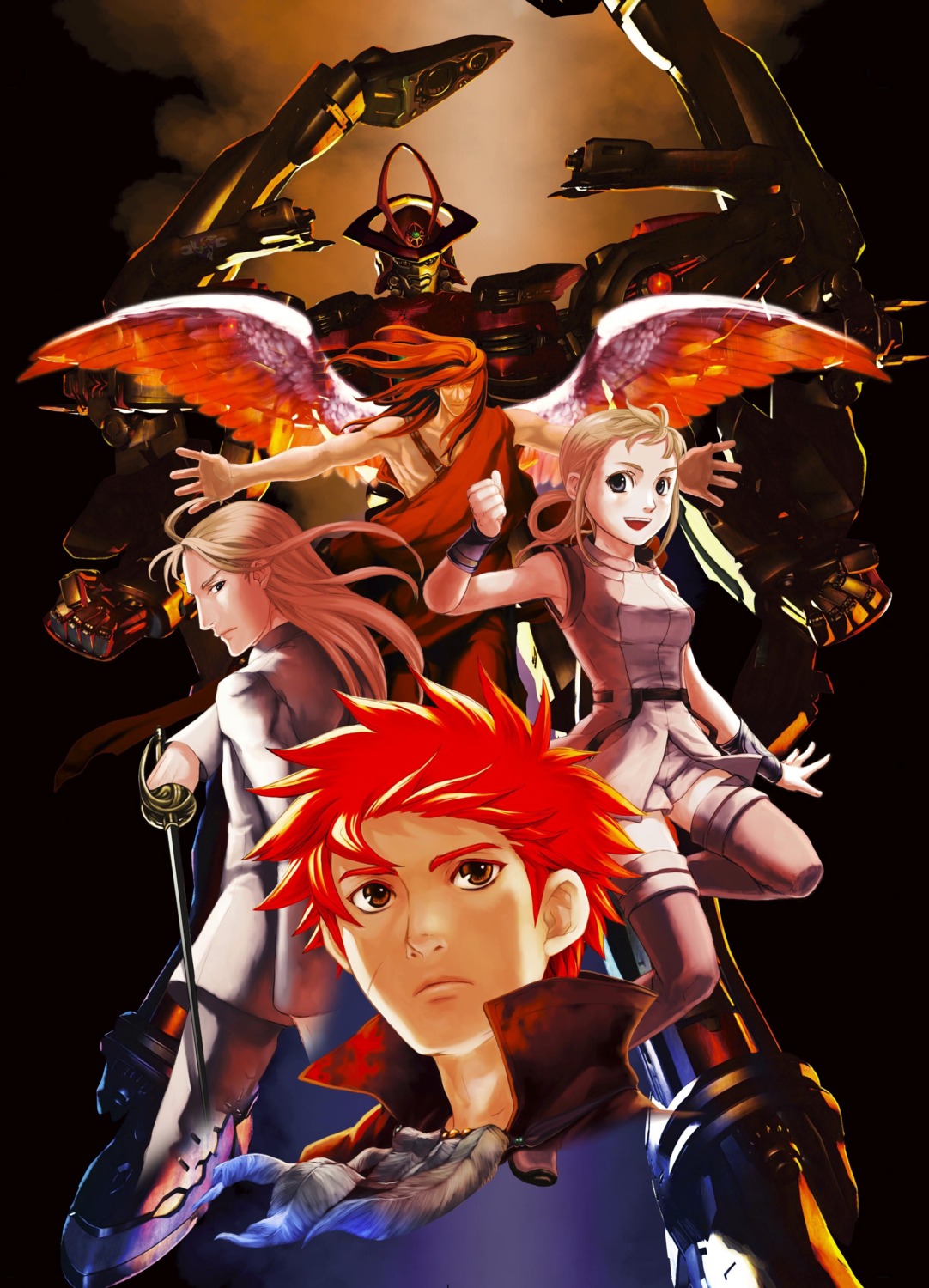 apollo_(aquarion), apollonius, kaneda_eiji, mecha, silvia_de_alisia, sirius_de_alisia, sousei_no_aquarion