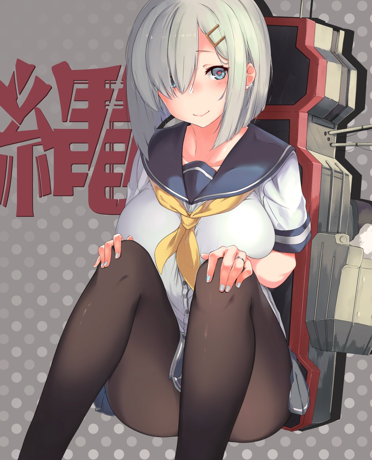 hamakaze_(kancolle), kantai_collection, kei_(soundcross), pantyhose, seifuku