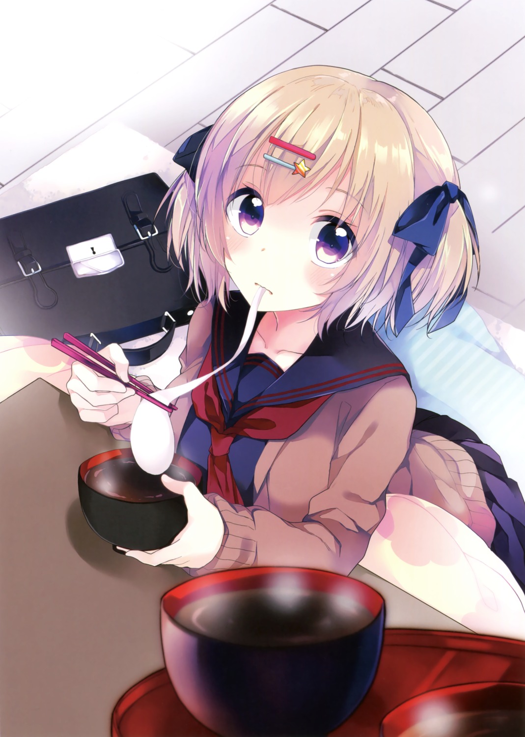 peke_(xoxo_melon), seifuku, sweater