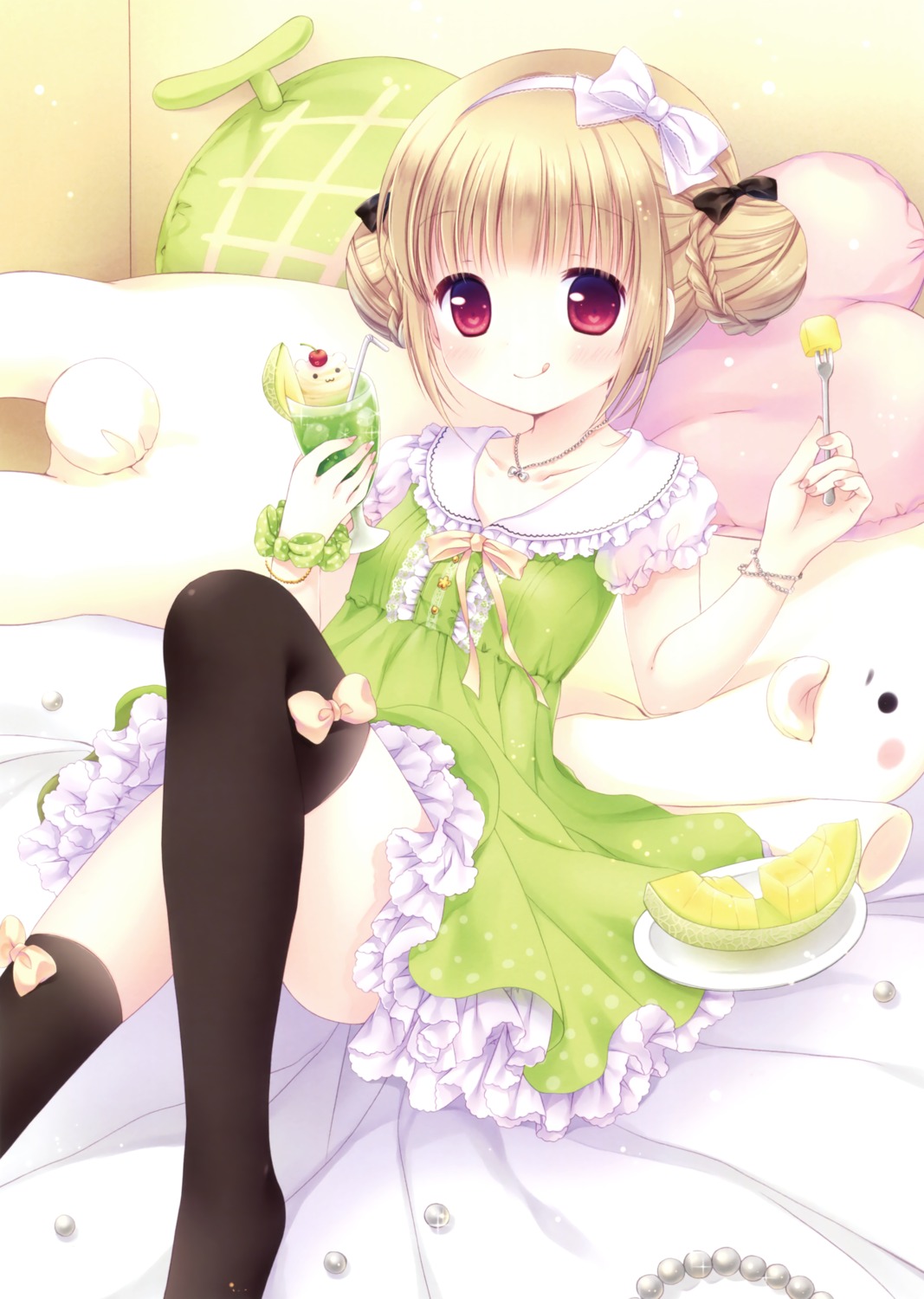 dress, mizuse_ruka, thighhighs