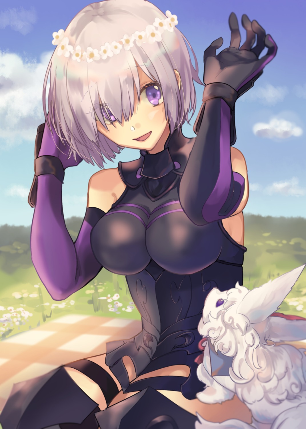 armor, cath_palug_(fate), fate/grand_order, hino_hinako, mash_kyrielight