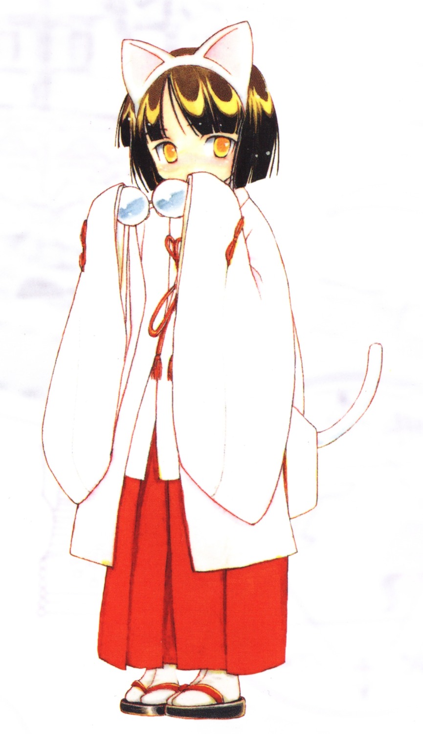 animal_ears, arima_keitarou, miko, nekomimi, screening, tail, tsukuyomi_moon_phase
