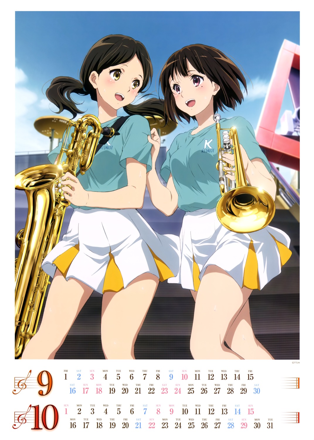calendar, hibike!_euphonium, nakaseko_kaori, ogasawara_haruka