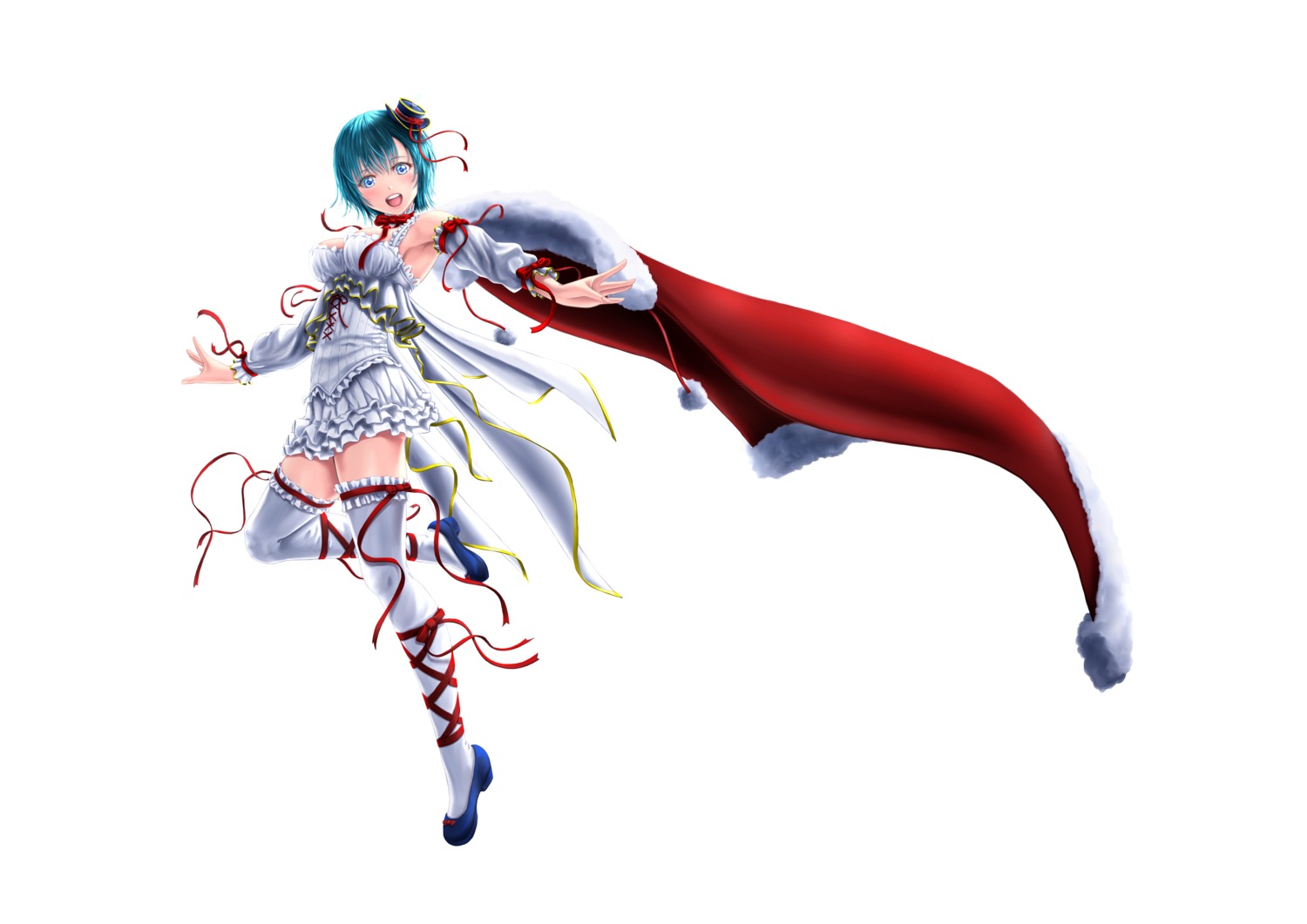 dress, garter, parsue, thighhighs