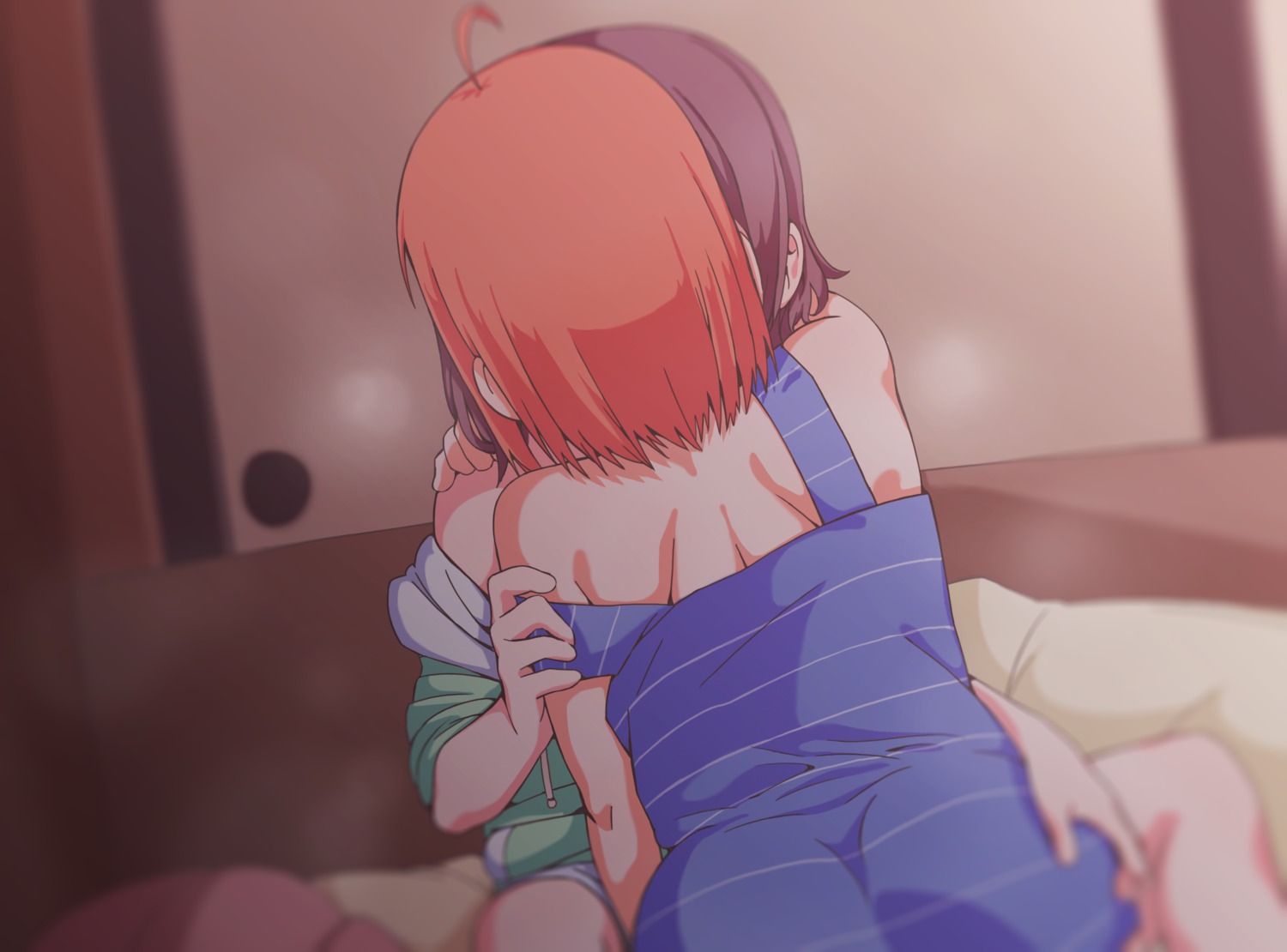 gamjolno, love_live!_(series), love_live!_sunshine!!, takami_chika, watanabe_you, yuri