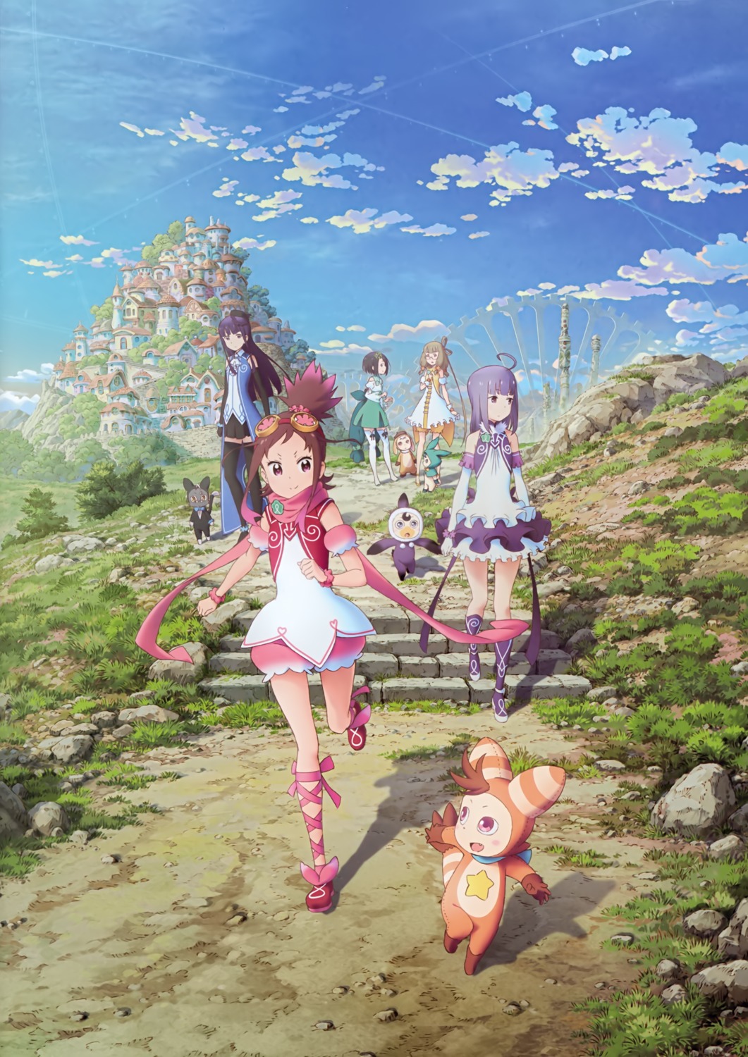 darren, dress, hioka_aoi, kominato_isumi, kuroboshi_kouhaku, luchia, megane, oumichi_asahi, pocon, pop_in_q, rupy, tadona, thighhighs, tomodate_konatsu, tsukui_saki