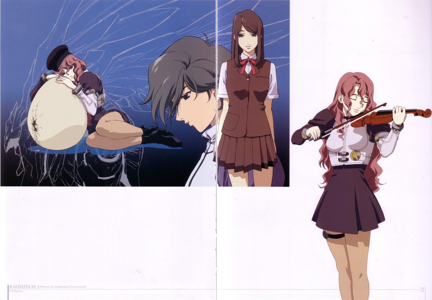 kamina_ayato, kisaragi_quon, mishima_reika, rahxephon